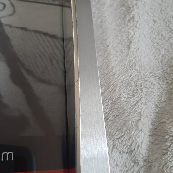 Uniek Silver 8x10 Photo Frame with Stand & Wall Mount -Modern, Minimalist Decor - Picture 8 of 8